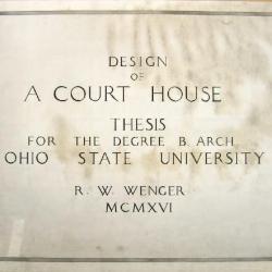 View of Cover Page for Design