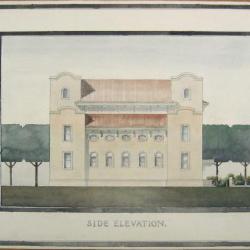 View of Color Sketch of Exterior