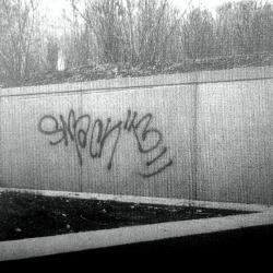 View of Graffiti on Exterior