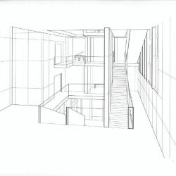 View of Interior Sketch