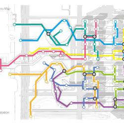 Public-space Tubes Express Map