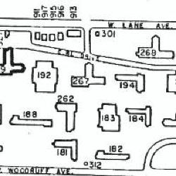 Map of Buildings (Herrick Archive)