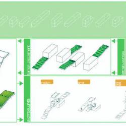 View of Sketches of Housing Units and Design Pieces